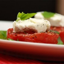 Gratinierte Tomaten mit Ziegenkäse