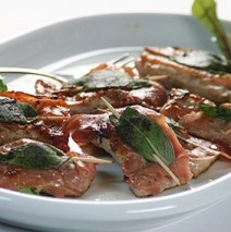 Saltimbocca alla romana – Röm. Kalbsschnitzel mit Schinken