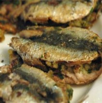 Sardinen auf Beccafico-Art – Sarde a Beccafico
