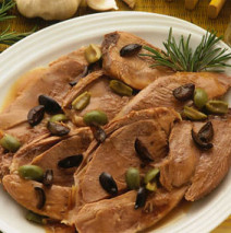 Agnello alle olive – Lamm mit Oliven