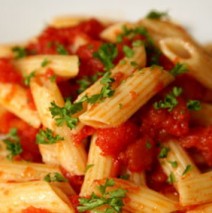 all‘ arrabbiata – scharfe Sauce mit Speck