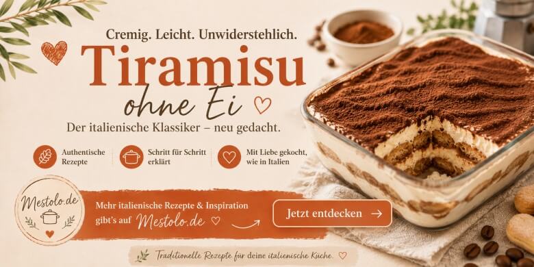 Italienische Desserts - Tiramisu ohne Ei