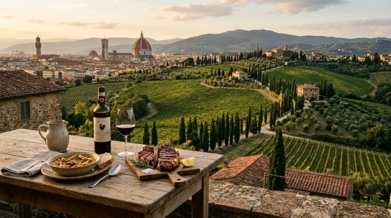 Chianti, Primitivo und Verdicchio – klassische Weine zur italienischen Bauernküche.