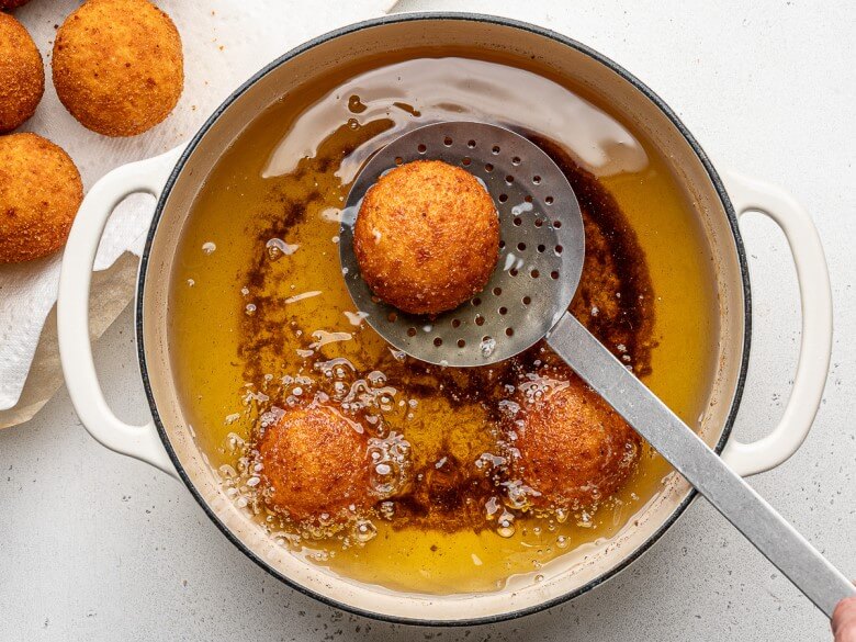 Arancini fritieren