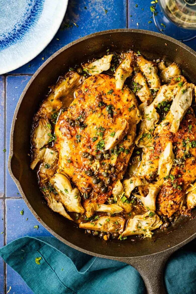 Artischocken Hähnchen Rezept - Italienische Küche