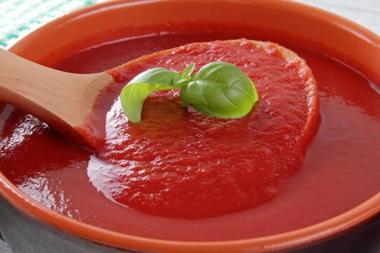 Cremige Tomatensuppe aus frischen Tomaten
