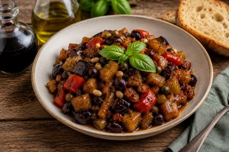 Sizilianische Caponata mit Balsamico