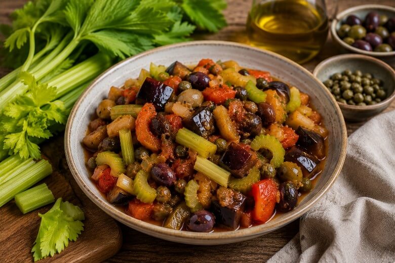 Sellerie im Caponata Original-Rezept