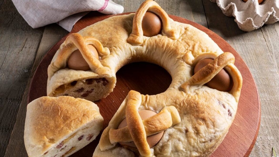 Osterrezepte - Casatiello Naploitano