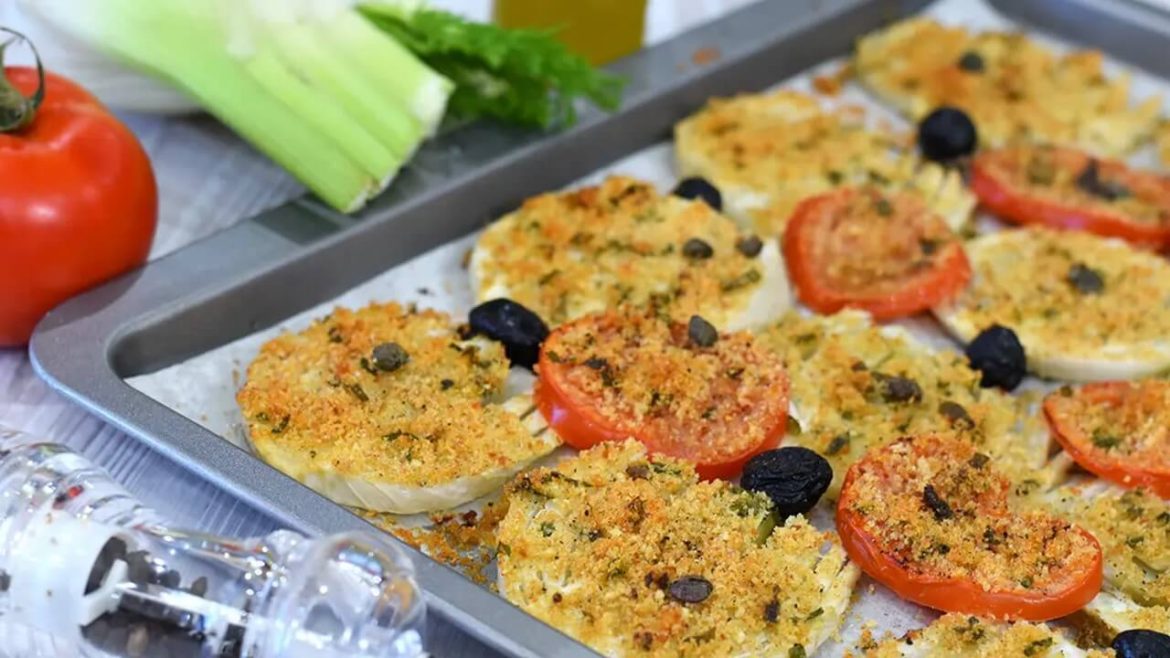 Italienische Antipasti - Fenchelgratin