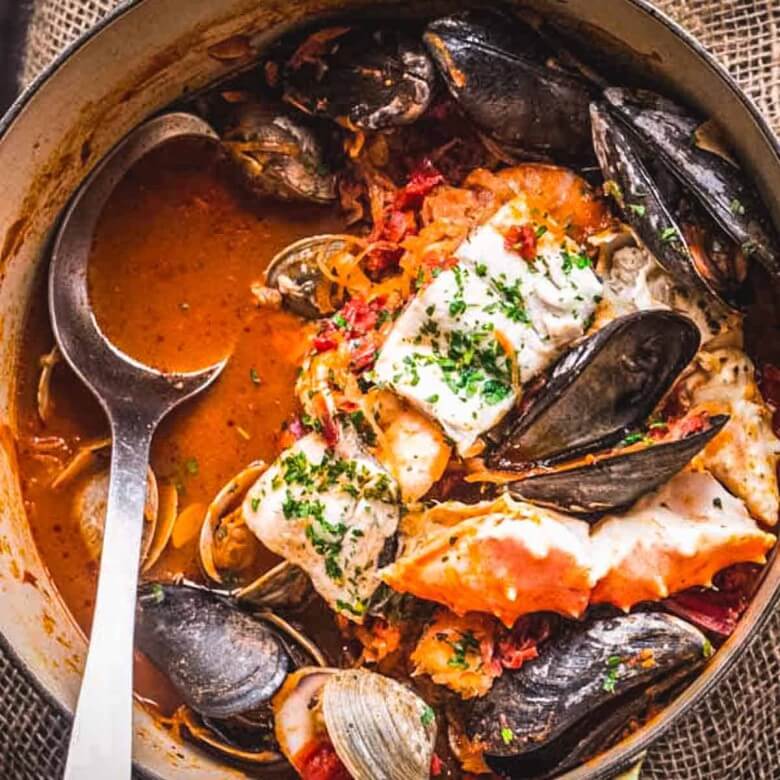 Fisch für italienischen Fischeintopf - Cioppino Rezept