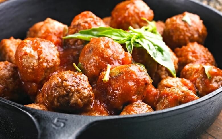 Italienisch kochen - Polpette al Sugo