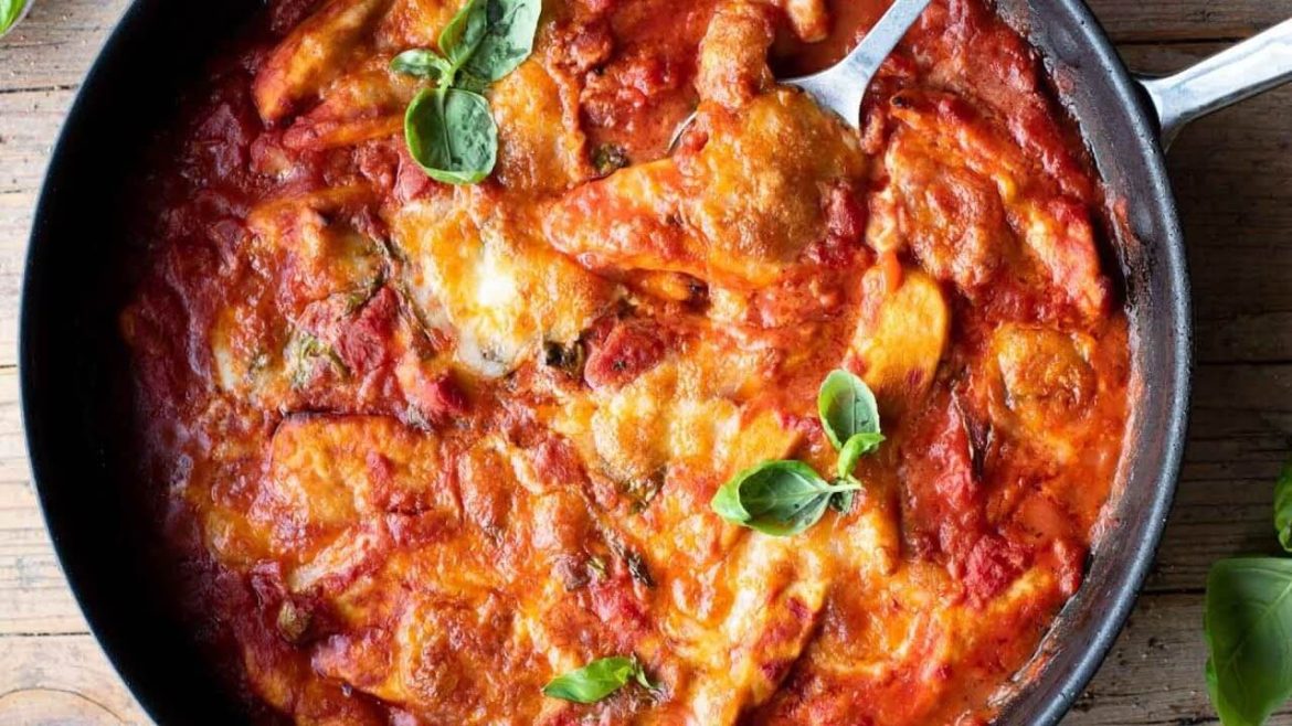 Hähnchen Sorrentina - Anleitung für das italienische Rezept