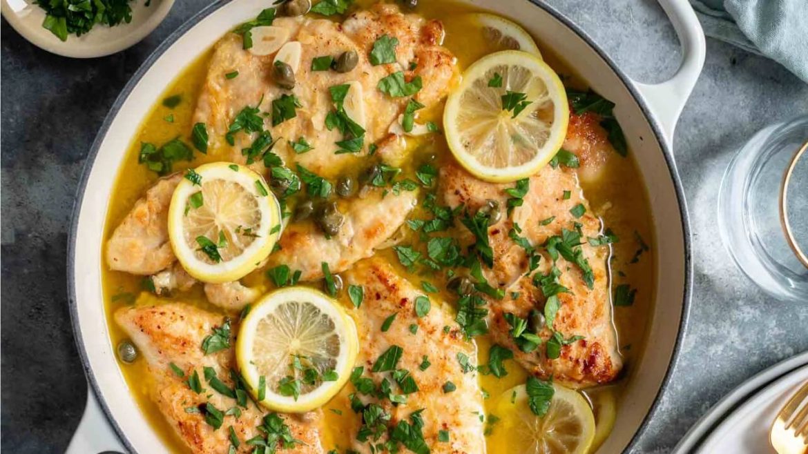 Italienische Rezepte - Hühnchen Piccata