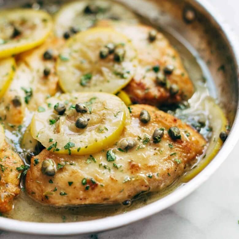 Hühnchen Picatta Schritt für Schritt kochen