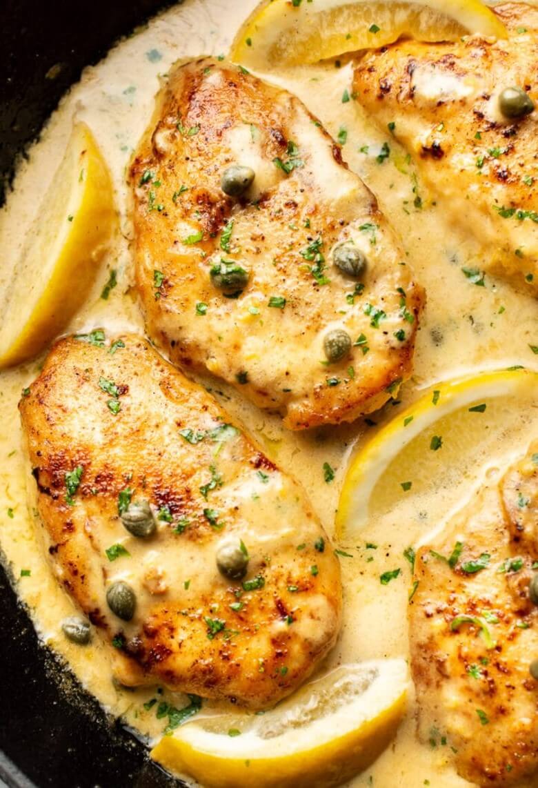 Rezept für Hühnchen Piccata