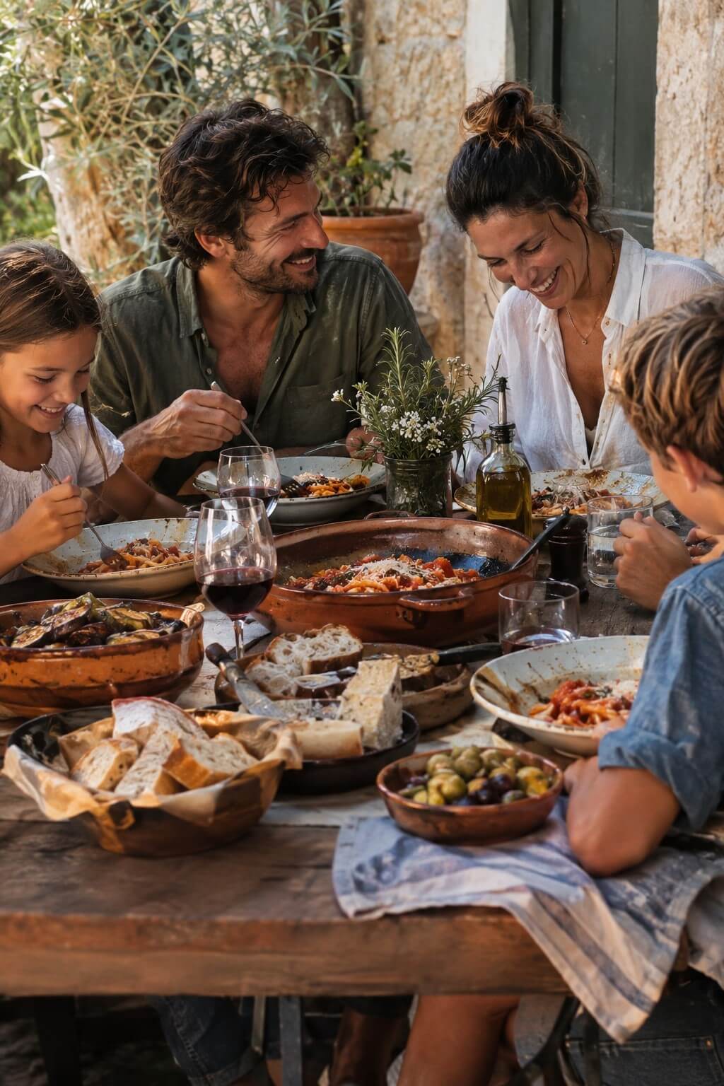 Auswahl traditioneller Cucina-Povera-Rezepte mit einfachen Zutaten