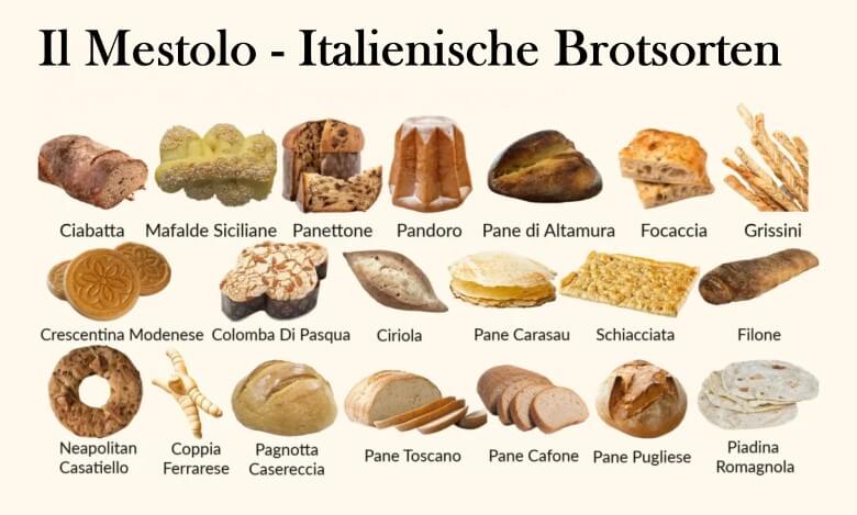 Italienische Brotsorten in der Übersicht