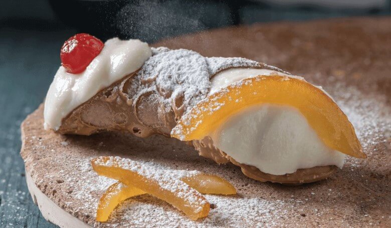 Italienische Desserts - Cannoli Siciliani
