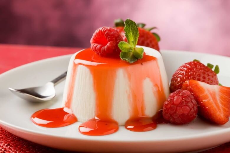 Italienische Süßspeisen - Panna Cotta