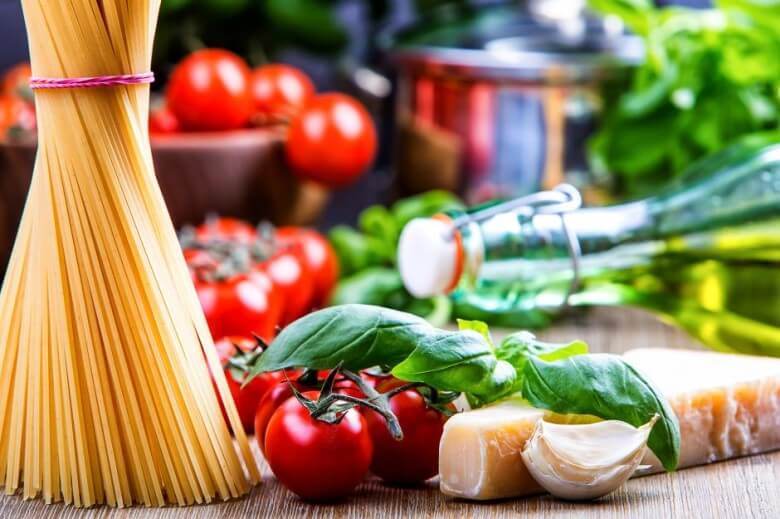 Italienische Produkte zum Kochen