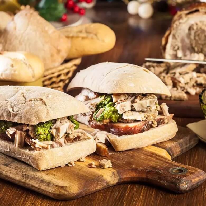 Porchetta Panino am Streetfood-Truck kaufen