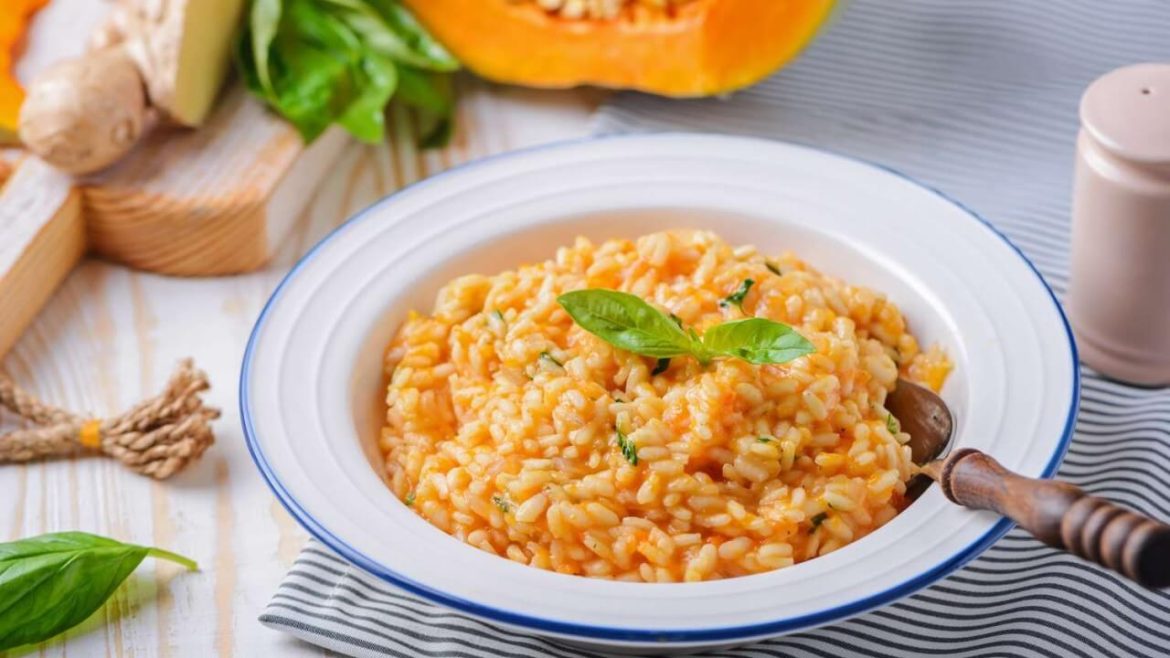 Italienisches Rezept für Kürbis-Risotto