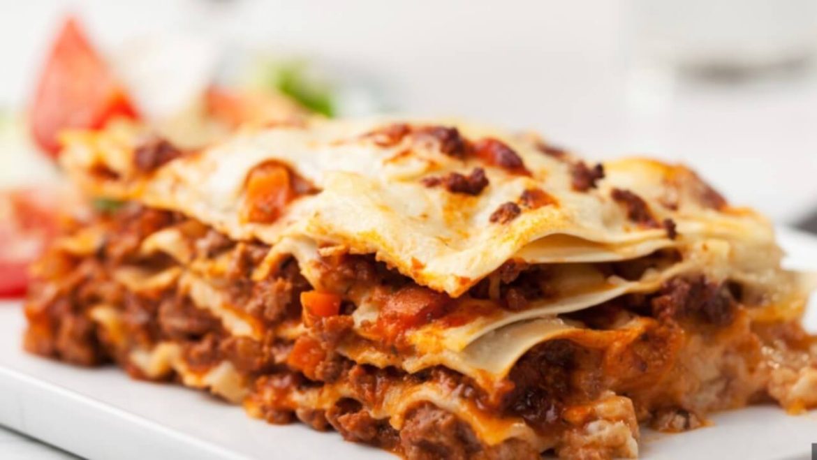 Lamm-Lasagne - Rezept der italienischen Küche