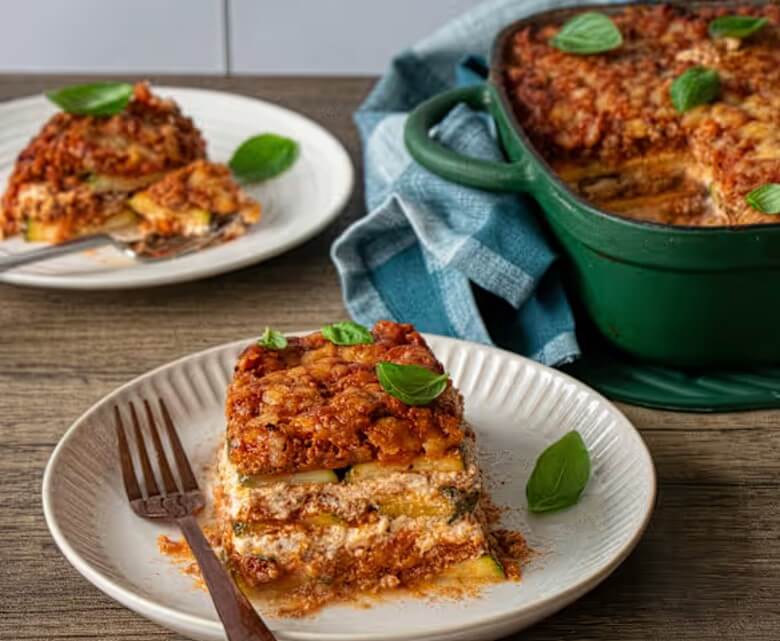 Lamm-Lasagne aus der italienischen Küche