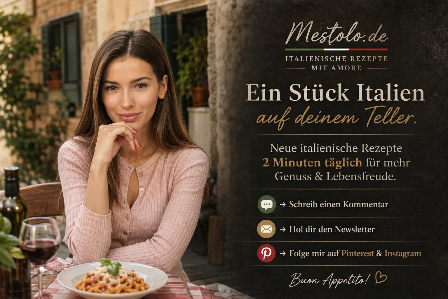 Folge Mestolo.de auf Instagram und Pinterest