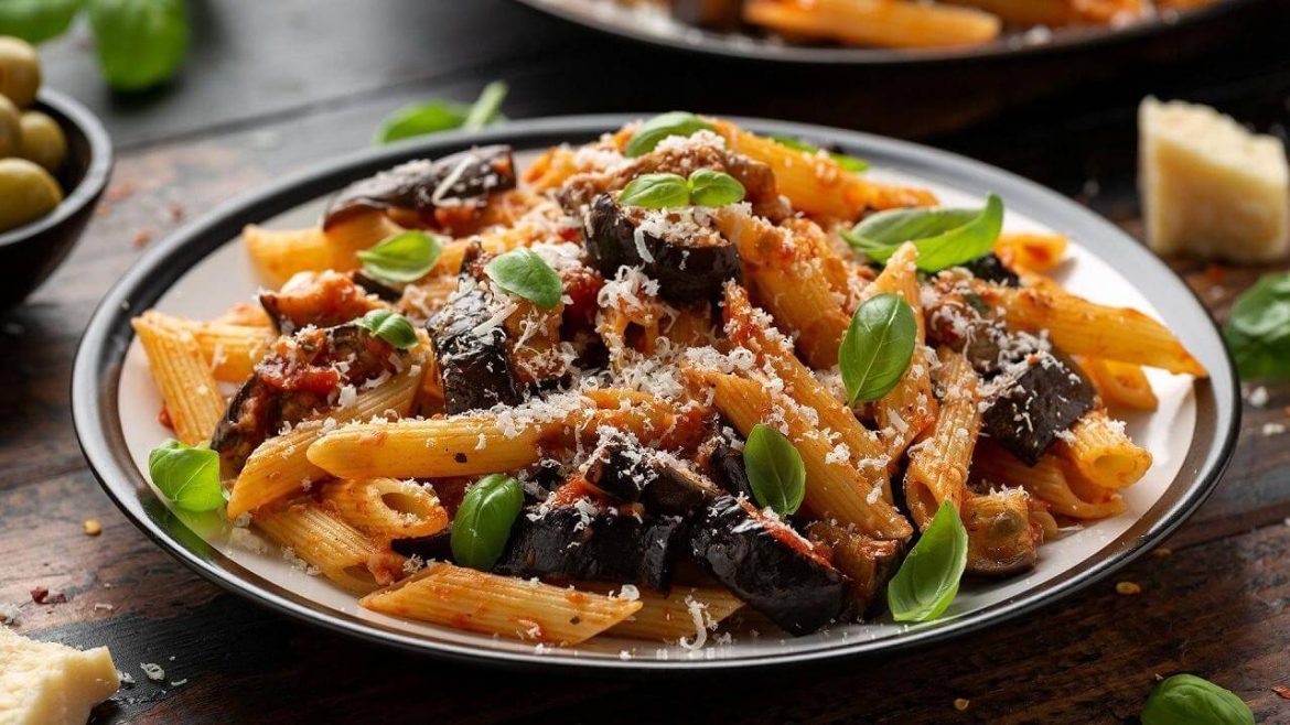 Pasta alla Norma Rezept aus Sizilien