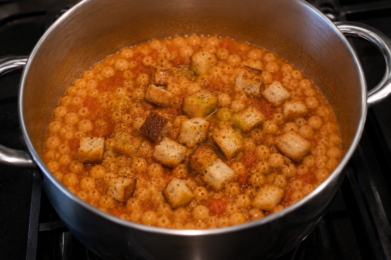 Pasta mit Kichererbsen