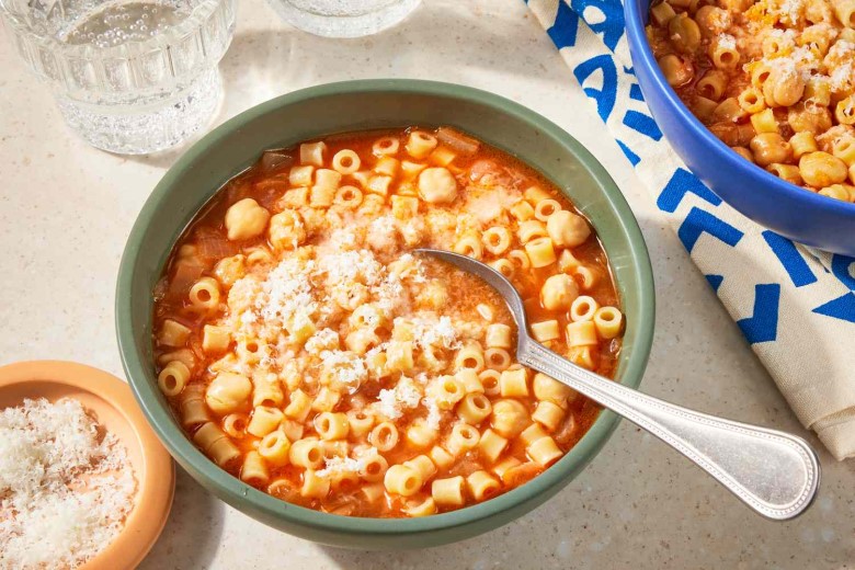 traditionelles italienisches Kichererbsengericht