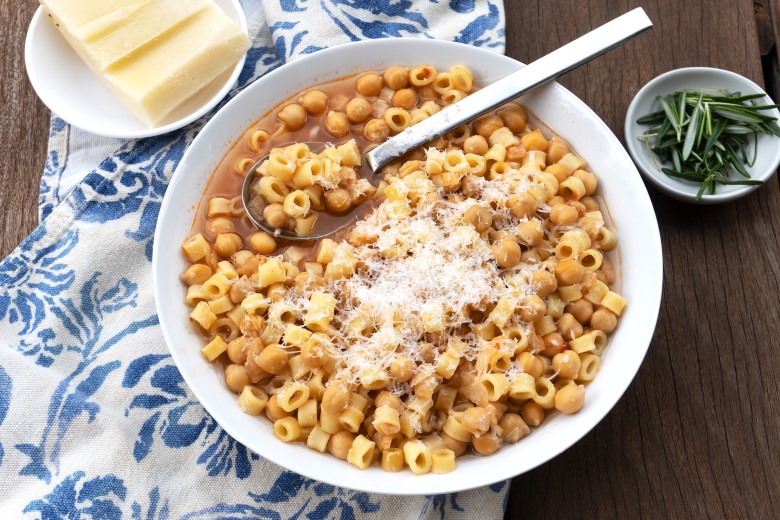 Pasta e Ceci original italienisches Rezept