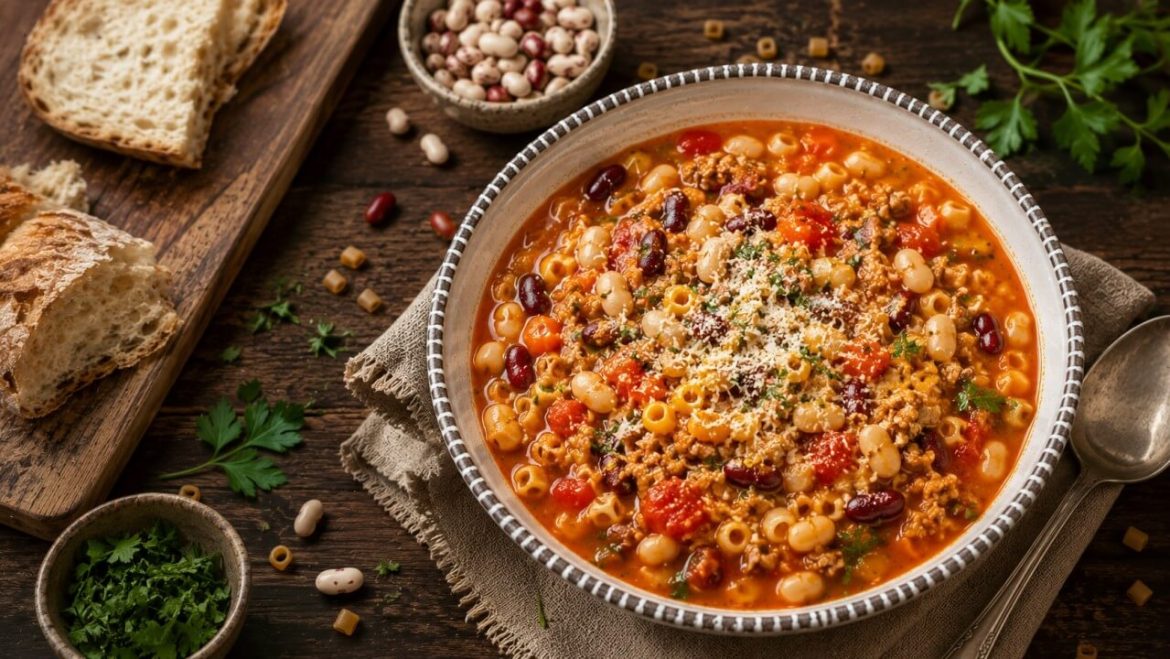 Original-Rezept für Pasta e Fagioli