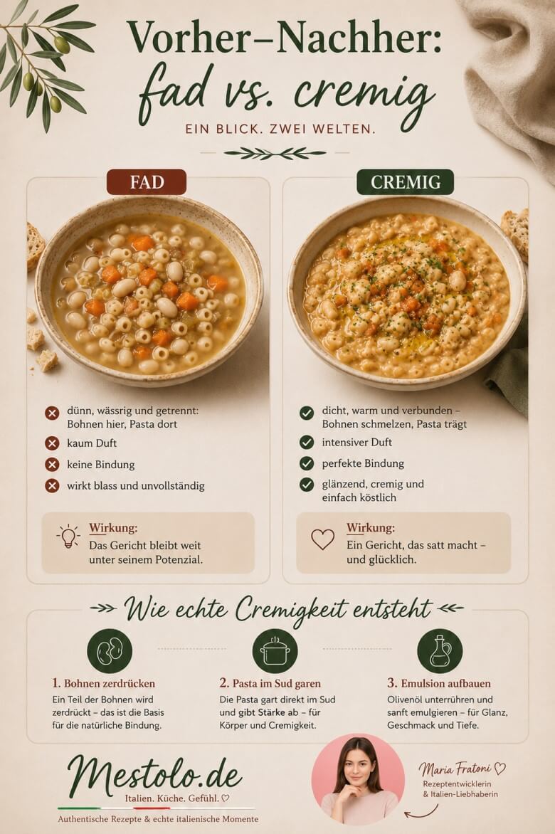 Pasta e Fagioli cremig kochen