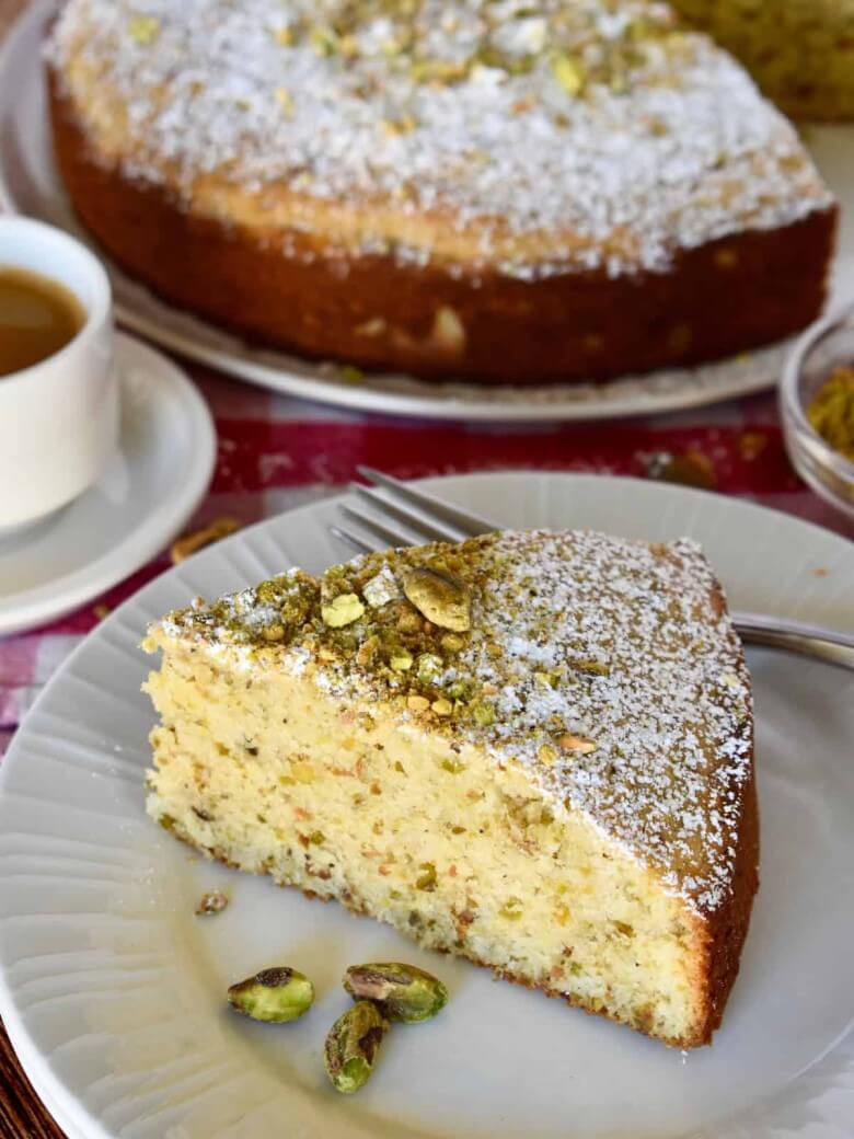 Rezept für Pistazien-Ricotta-Kuchen