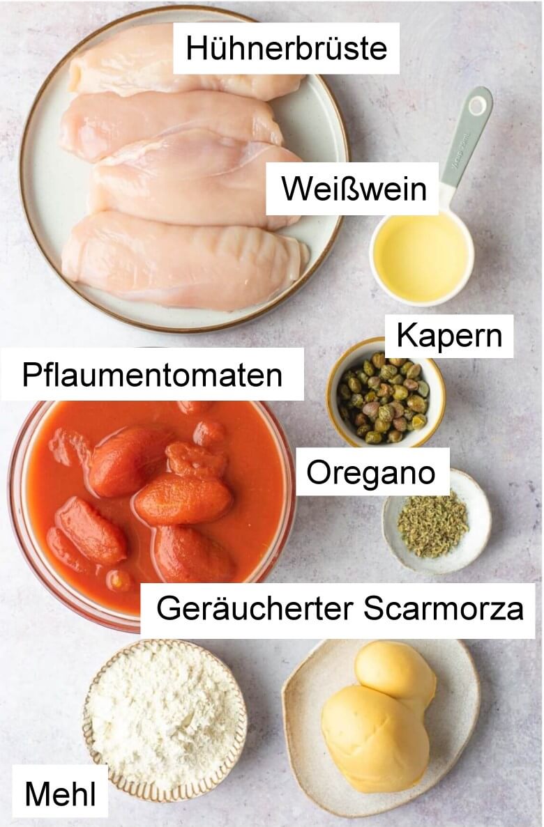 Pizzaiola Zutaten
