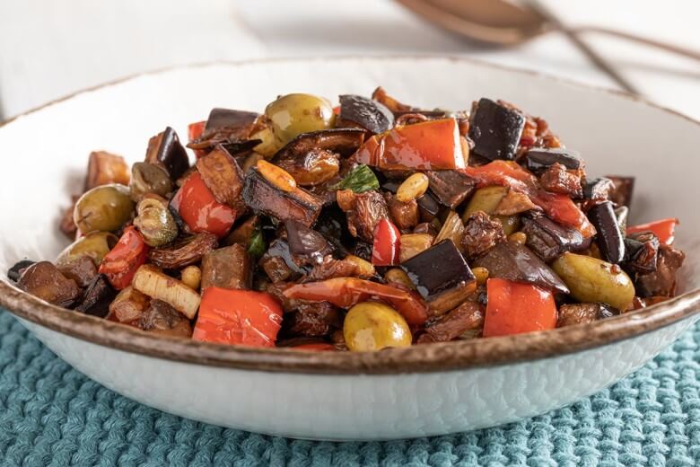 typische Gerichte aus Sizilien - Caponata