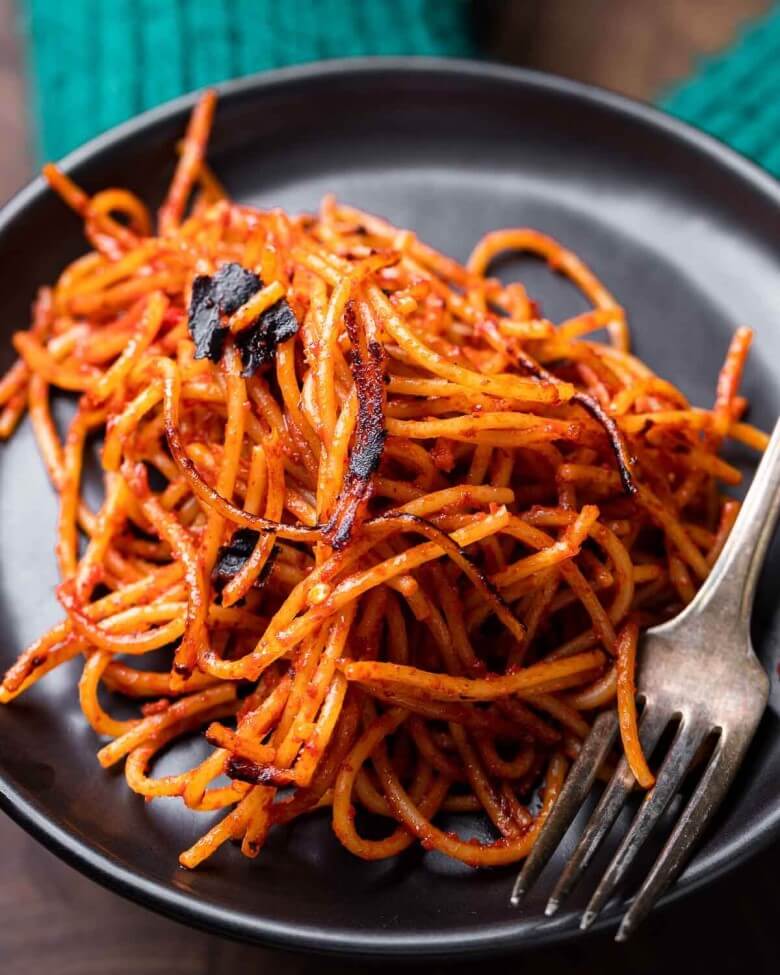 Italienisch essen - Spaghetti all'Assassina
