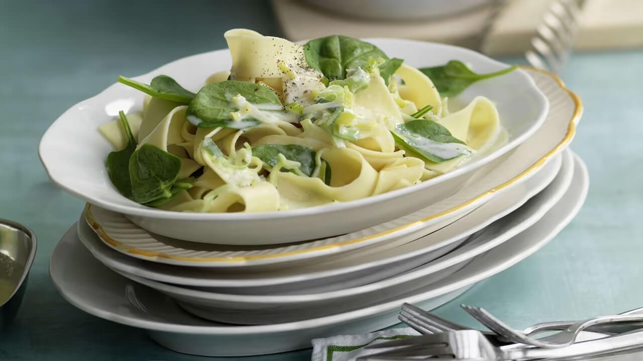 Spinat-Gorgonzola Sauce