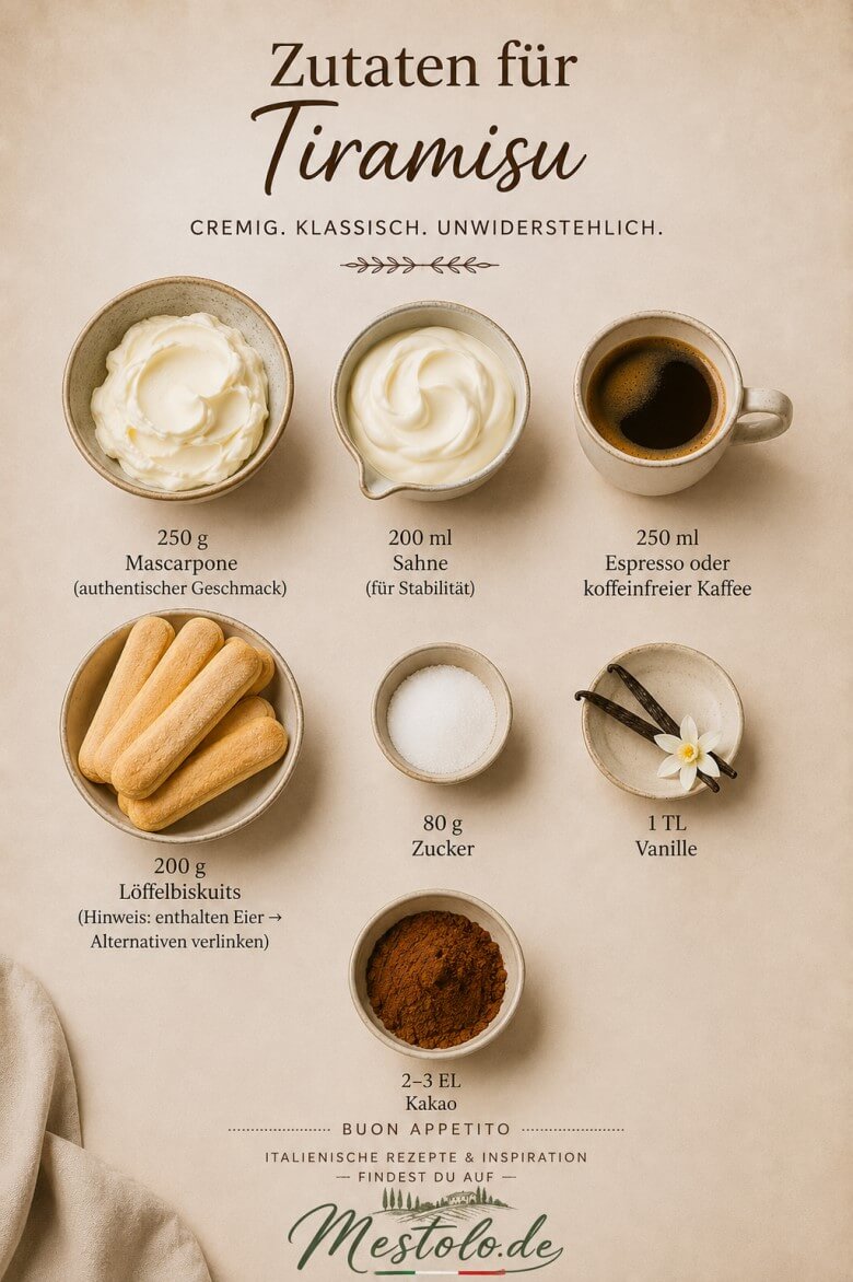 Bestes Tiramisu ohne Ei