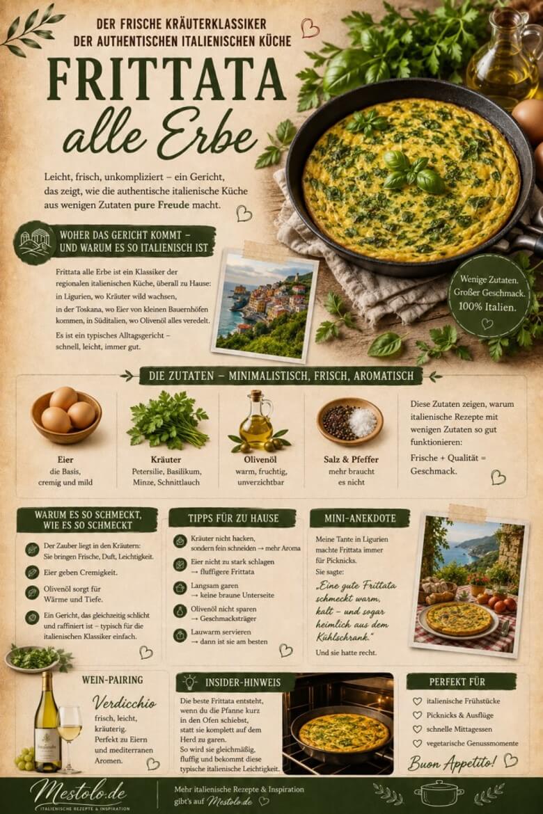 Frittata alle Erbe – italienisches Omelett mit frischen Kräutern