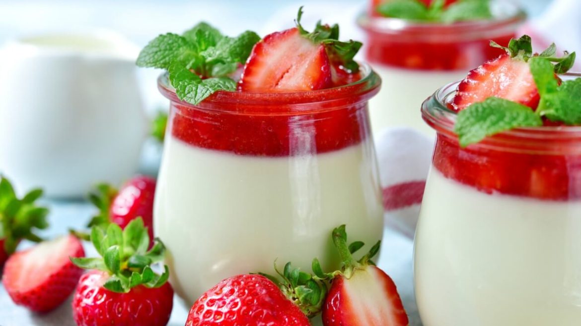 Italienisch Kochen - Rezept für vegane Panna Cotta