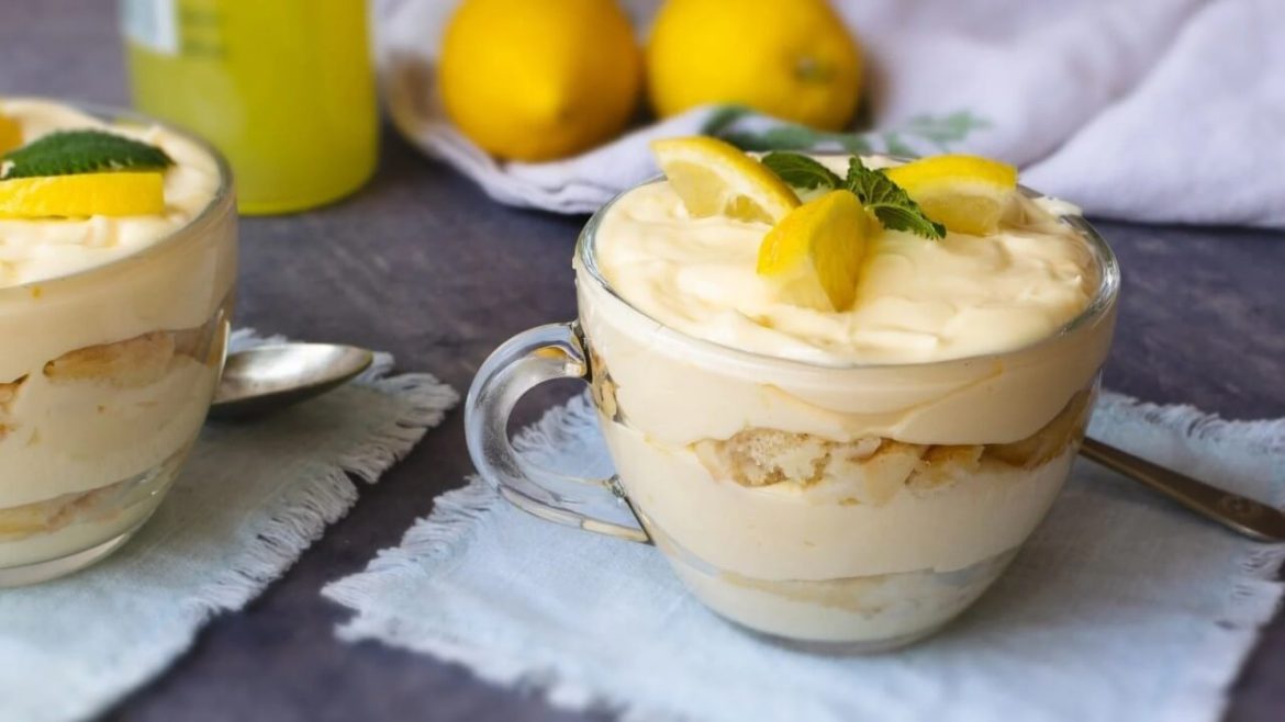 Italienisches Rezept für Zitronen Tiramisu